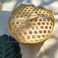 Bamboo Lotus Size 25 cm/Natural Lotus/Color Lotus/Unique Bamboo Lotus/Bamboo Hampers/Bamboo Packagin