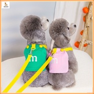 Cat and dog clothing/Dog vest/Letter chest back Cat chest back/Dog clothing/Cat and dog traction clo