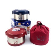 [Invoice Attached] Sanguang Brand J-950EB Best Use Vacuum Insulation Stainless Steel Lunch Box 0.95L