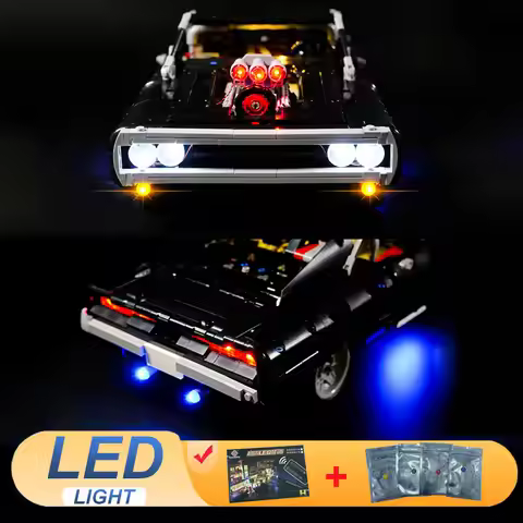 LED Light Kit For LEGO 42111 Dom's Dodge Charger Compatible 19018 DIY Gift (Not Include Building Blo