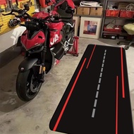 Classic motorcycle display rugs, garage floor mats, racing motorcycle mats, bedroom rugs, non-slip f