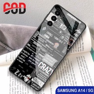HP [A23] Case Samsung A14 5Ghp Samsung A14 5G Glitter Glass Softcase Samsung A14 5G Mobile Phone Cas