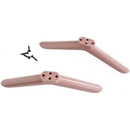Universal TV Stand Legs for 40Inch TVs | 2PCS Replacement TV Feet with Screws | Easy Install Plastic