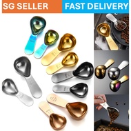 【📣SG Seller】🔥Coffee Scoop Stainless Steel 30ml Spoon Measuring Coffee Bean or Loose Tea☕️multiple us