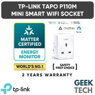 TP-Link Tapo P110M Matter Certified Mini Smart WiFi Socket Plug with Energy Monitoring