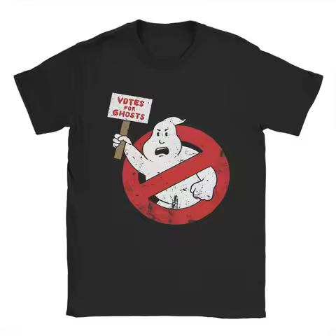 Men Women Votes to GhostBuster T Shirt 100% Cotton Clothes Casual Short Sleeve Crewneck Tee Shirt Pr