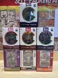 【絕版自藏清空間】全新日版 Prime 1 Studio Cutie1 EVA 福音戰士 Q版拉鍊鈕扣公仔（初號機覺醒/量產機/13號機/新2號機）
