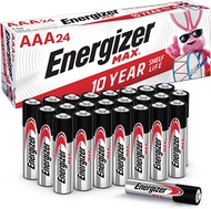 Energizer AAA Batteries Triple A Max Alkaline Battery, 24 Count (PACKAGING MAY VARY)