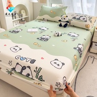 Panda Pattern 100% Cotton Mattress Cover Fitted Sheets Single/Super Single/Queen/King Sheets Pillowcases