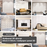 3D Wallpanel size 50cm X 50cm 3D panel wallpaper/