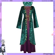 Adult Hocus Pocus 2 Mary Sanderson Cosplay Costume Wig Outfit Halloween Carnival