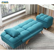 Foldable Reclining Chair Lying Folding Bed Adjustable Cushion PillowLazy Sofa Tatami Bed Backrest Ch