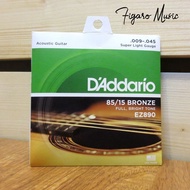Acoustic Guitar String 009-045 - Acoustic Guitar String Super Light Gauge EZ890