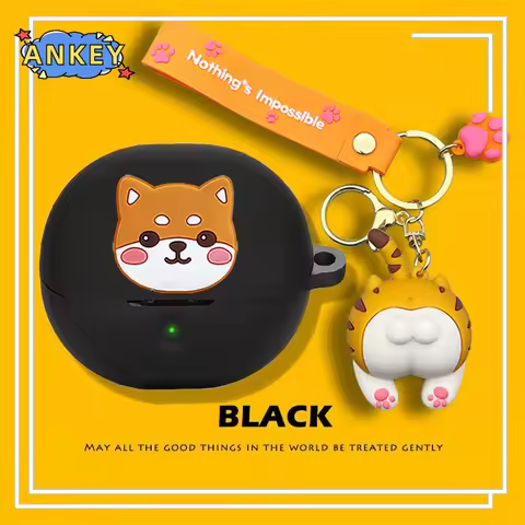 Case for QCY MeloBuds Pro Protective Silicone Cute Cartoon Covers Bluetooth Earphone Shell Headphone