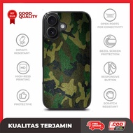 Casing Case iphone 16 15 14 13 12 11 XR XS X 8 7 6 5 Pro Max Mini Plus SE 4 Army Camouflage FF1132 C