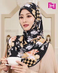 NUNUH RAYA ผ้าคลุมผมฮีญาบมุสลิมแบบสวมสำเร็จ ทรงตาลงกง (TLK)