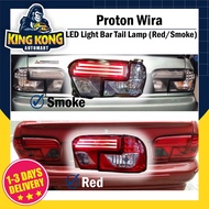 Proton Wira Tail Lamp LED + Light Bar - Light Smoke (kiri & kanan) wira lampu belakang