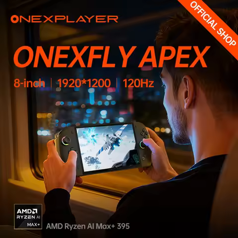 New OneXPlayer Apex MAX+ Gaming Tablet PC, 2-in-1 Windows 11 Laptop, Radeon 8060S GPU, Liquid Coolin