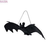 SAIDA Lifelike Fake Bat Kids Toy Novelty Home Bar Decor Simulated Bats Spooky Decor Halloween Party 