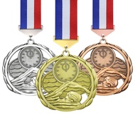 7cm Zinc Alloy High Quality Swimming Medal 1st/2nd/3rd Club or School Athletic Meet Commendation