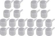 60 mL Plastic Measuring Packaging Scoop (= 60 cc/ = 4 tablespoon/ = 2 fl oz), Short Handle - to Meas