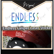 [ReadyStock]Endless 1SET 4PCS High Grade caliper Laser Sticker Endless caliper replacement sticker