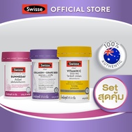 [SET] Swisse Sunneday+Collagen Grapseed+Vitamin C 1000 mg.