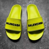 巴黎世家Balenciaga 螢光黃拖鞋