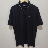 Kaos Polo Emporio Armani Hitam XL Second -823