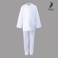 Polo - Baju Johor – White