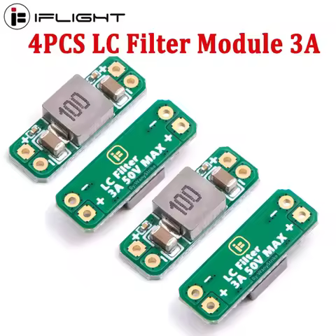 4pcs LC Filter Module 3A 5-30V Built-in Reverse Polarity Protection Reduce the effect of radiated in