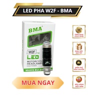 [Hàng Chuản BMA] Đèn Pha Bi Cầu W2F 30W Chân Bóng M5 Cos Trắng Pha Vàng Lắp Dream Wave Nhỏ Fu1...