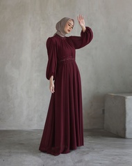 Lyli gamis ceruti babydoll simple elegant