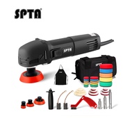 SPTA Detail Machine Mini Car Auto Micro Rotary Polisher with Polishing Pad Sets (1"/2"/3" x 29 Pcs)