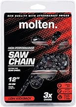 Molten. Chainsaw Chain 12 inch Fits Stihl MSA 120 C, MSA 140 160 200 60 70, for Pole Saw chain for S