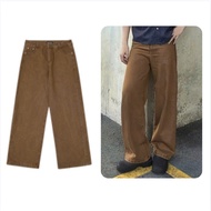 Brownie Odin Club Jeans, Men's High-Waist denim Wide Leg Pants