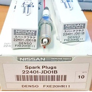 NISSAN Spark Plug Denso Iridium FXE20HR11 part no.22401-JD01B Teana Juke Pulsar Tiida X-Trail almera