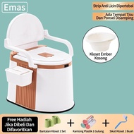 Kloset Portabel Untuk Orang Tua Dan Wanita Hamil / Wc Duduk Portable / Kursi Pispot Ibu Hamil / Kurs