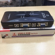 4 Port KVM Switch USB 2.0 4 Port KVM Switch