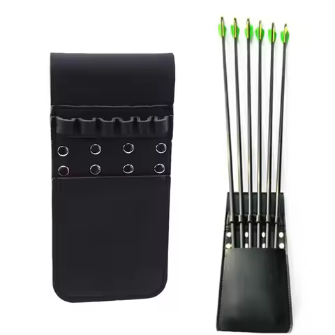 Archery Arrow Quiver Pocket Traditional Waist Arrow Bag Hip Support Arrow Holder Pouch Bag Hunting S