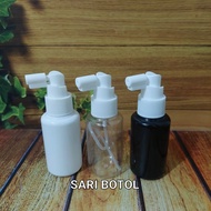 70ML WHITE TUBULAR SPRAY NOZZLE BOTTLE