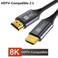 8K HDTV-Compatible Cable for Xiaomi Mi Box 8K/60Hz 4K/120HZ 48Gbps Digital Cable for PS5 PS4 Laptop TV Monitor Projectors