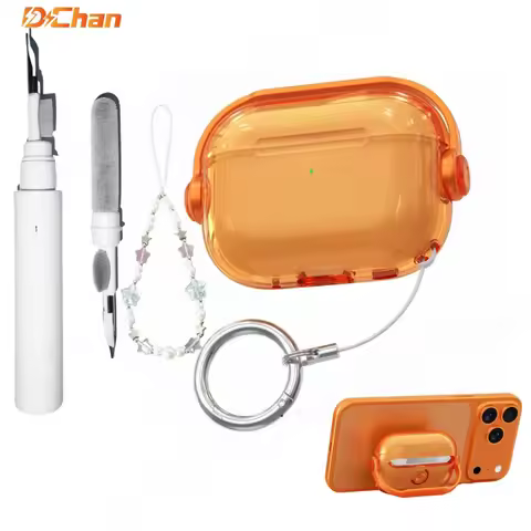 For AirPods Case Pro 3 2025 Case AirPod Headphone Case with Lanyard Keychain Music Design Shockproof