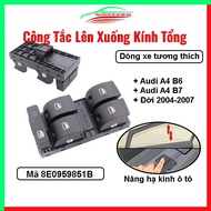 Audi A4 B6, A4 B7 2004-2007 master window switch code 8E0959851B raises and lowers the car window