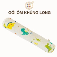 PETIT BEBE Dinosaur baby pillow, muslin baby pillow