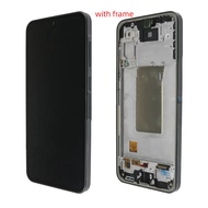 OLED For Samsung A36 5G A366B A366E A366U A366B/DS A366E/DS LCD Display Touch Screen Digitizer frame