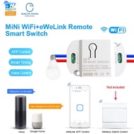 ✨ eWeLink Switch Mini WiFi + Bluetooth + 2.4G Remote Control Smart Switch Module Voice Control Work With Alexa Google home Alice IVY`