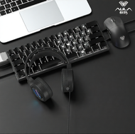 AULA |คีย์บอร์ดเกมมิ่ง Wolf Spider MINI60HE – แมกเนติกสวิตช์ ไร้สาย 3 โหมด (Bluetooth/2.4GHz/USB-C) 