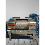 Industrial Horizontal Drum Washing Machine Sheet Quilt Cover Commercial Semi-Automatic Washing Machi