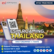 eSIM THAILAND Daily Unlimited | eSIM Roaming Perjalanan Langsung Aktif